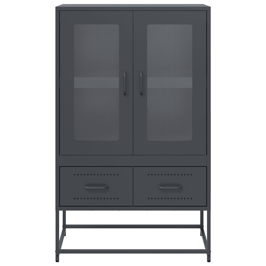 vidaXL Dulap înalt, antracit, 68x39x111,5 cm, oțel vidaXL Dulap înalt, antracit, 68x39x111,5 cm, oțel