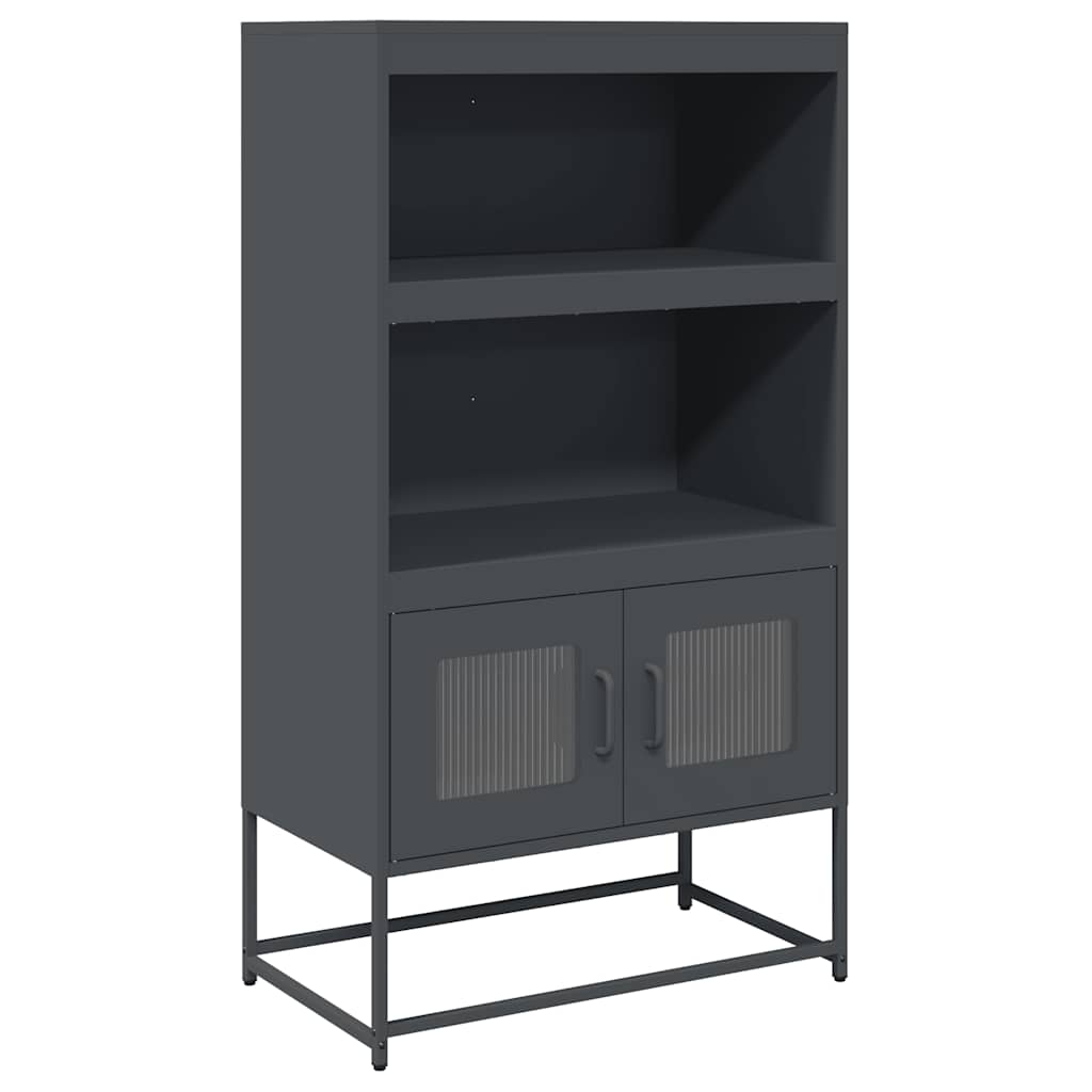 vidaXL Dulap înalt, antracit, 68x39x123 cm, oțel vidaXL Dulap înalt, antracit, 68x39x123 cm, oțel