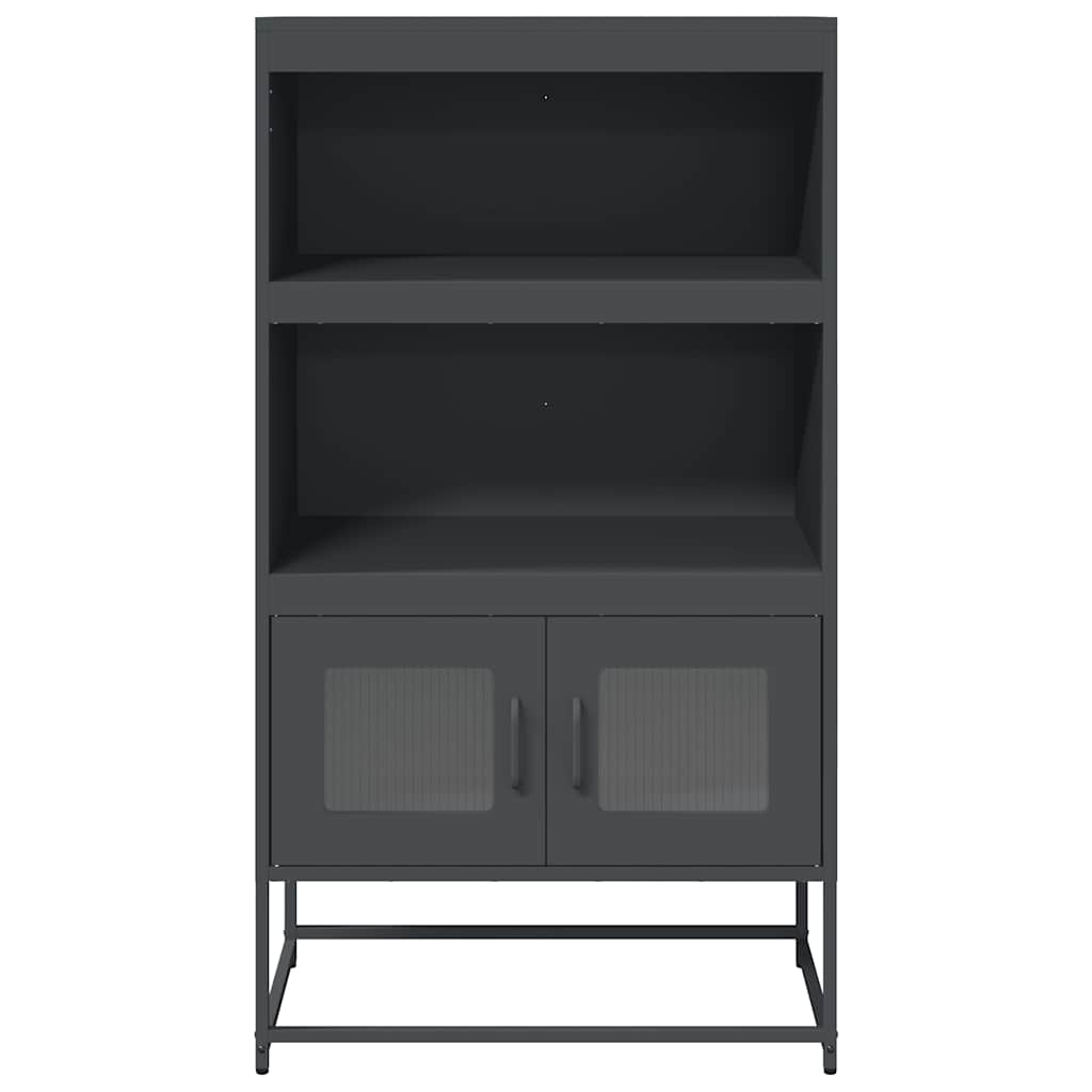 vidaXL Dulap înalt, antracit, 68x39x123 cm, oțel vidaXL Dulap înalt, antracit, 68x39x123 cm, oțel