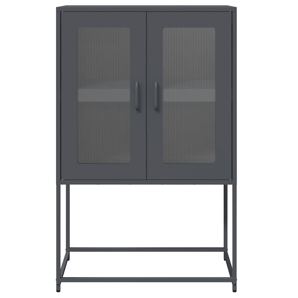 vidaXL Dulap înalt, antracit, 68x39x107 cm, oțel vidaXL Dulap înalt, antracit, 68x39x107 cm, oțel
