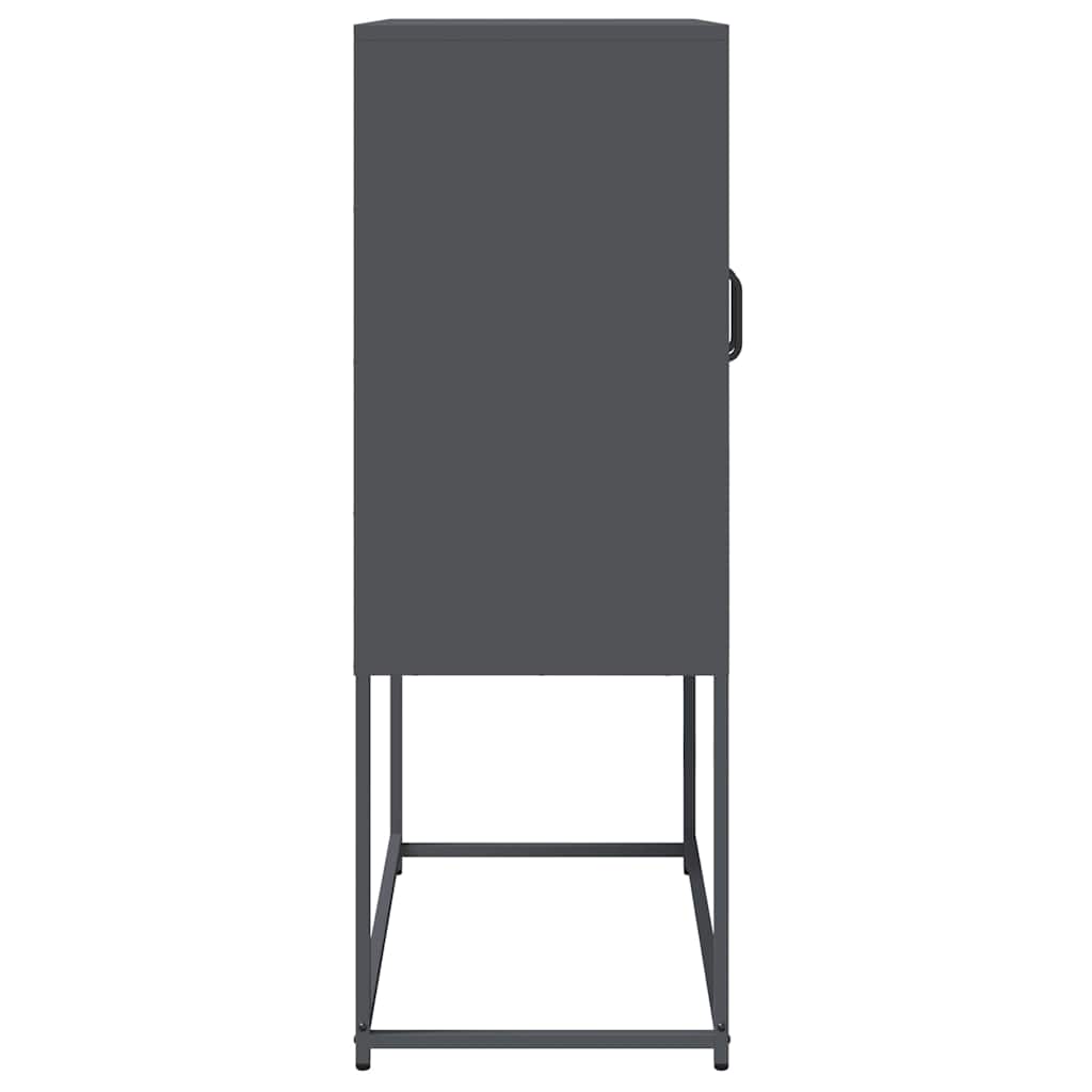vidaXL Dulap înalt, antracit, 68x39x107 cm, oțel vidaXL Dulap înalt, antracit, 68x39x107 cm, oțel