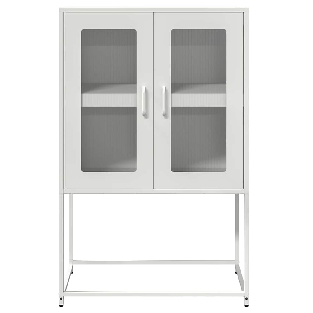 vidaXL Dulap înalt, alb, 68x39x107 cm, oțel vidaXL Dulap înalt, alb, 68x39x107 cm, oțel