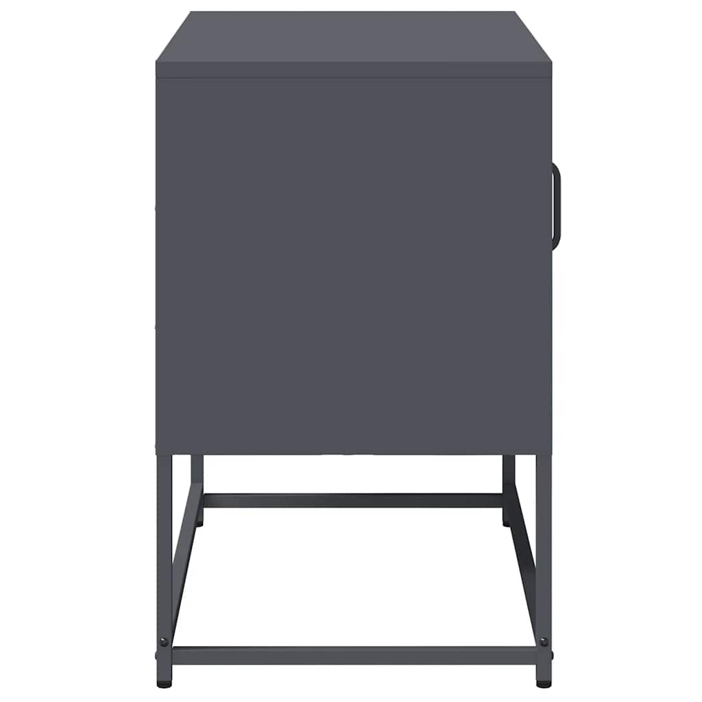 vidaXL Dulap TV, antracit, 68x39x60,5 cm, oțel