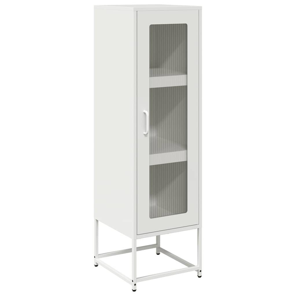 vidaXL Dulap înalt, alb, 36x39x123 cm, oțel laminat la rece