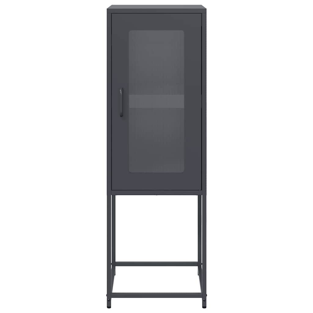 vidaXL Dulap, antracit, 36x39x107 cm, oțel laminat la rece vidaXL Dulap, antracit, 36x39x107 cm, oțel laminat la rece