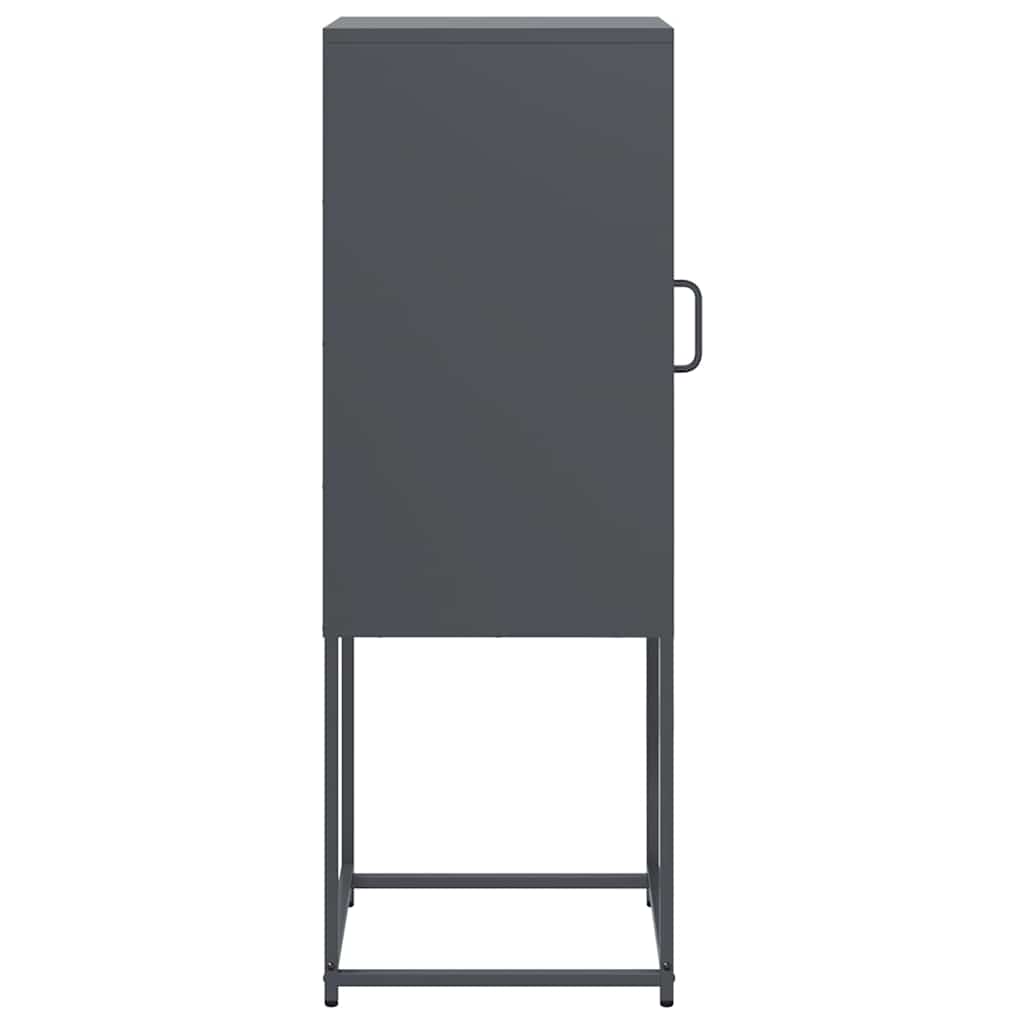 vidaXL Dulap, antracit, 36x39x107 cm, oțel laminat la rece vidaXL Dulap, antracit, 36x39x107 cm, oțel laminat la rece