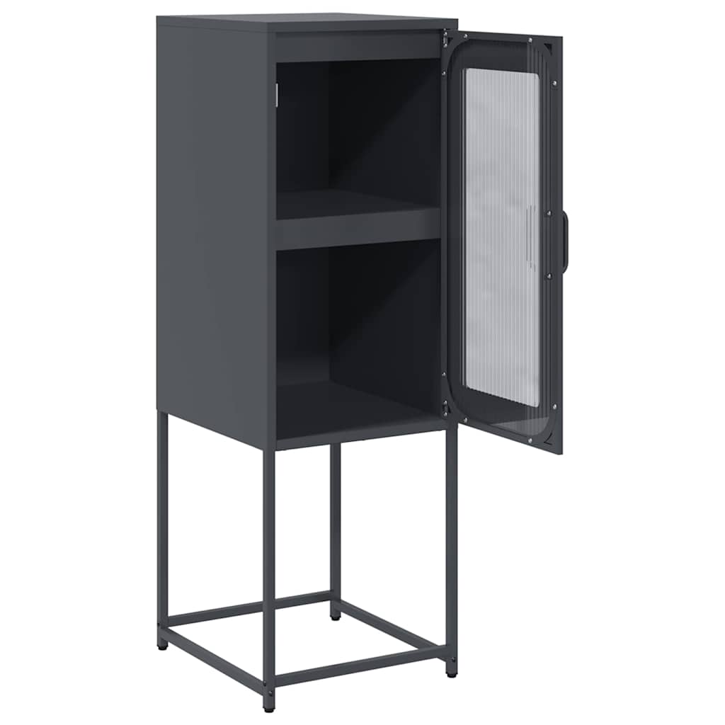 vidaXL Dulap, antracit, 36x39x107 cm, oțel laminat la rece vidaXL Dulap, antracit, 36x39x107 cm, oțel laminat la rece