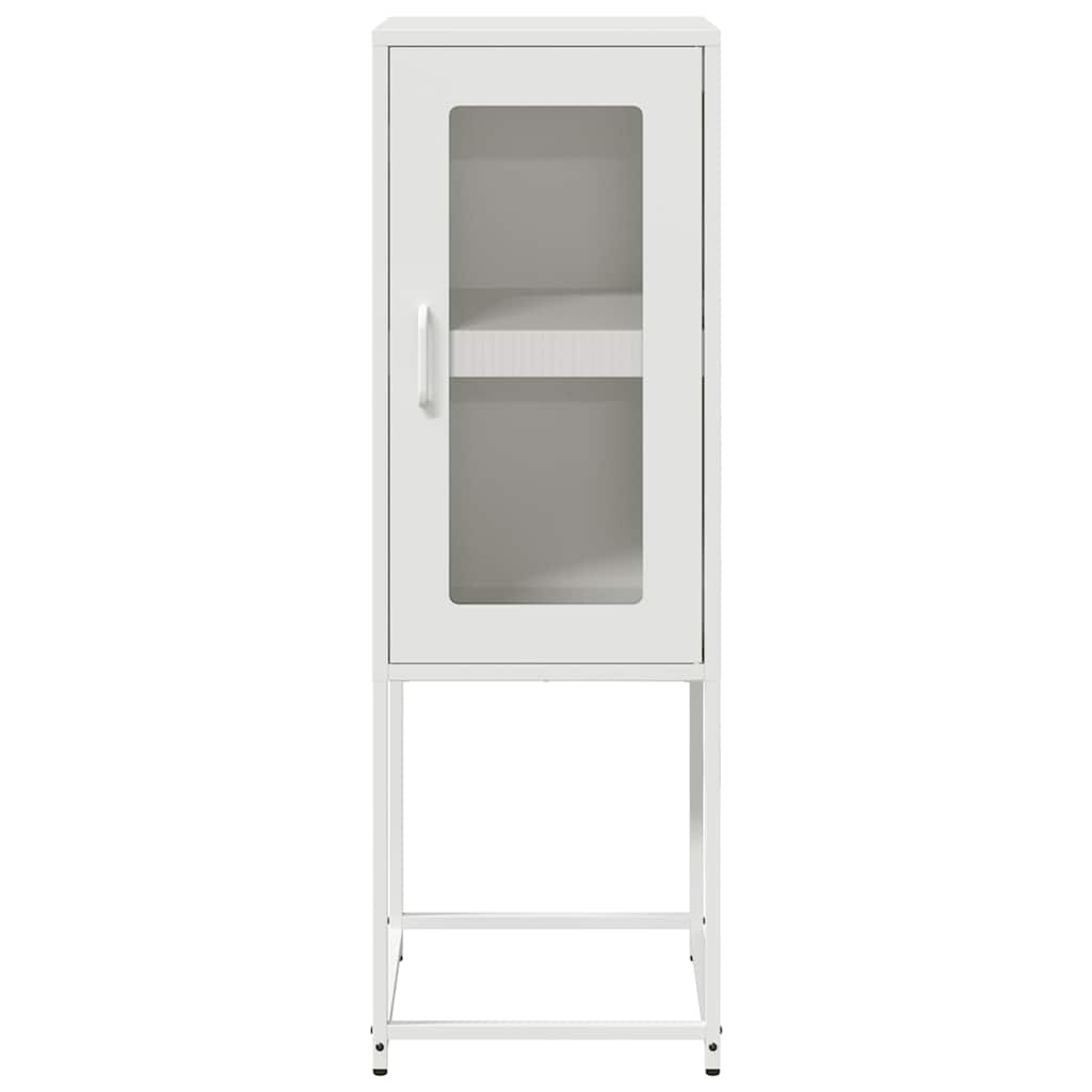 vidaXL Dulap, alb, 36x39x107 cm, oțel laminat la rece