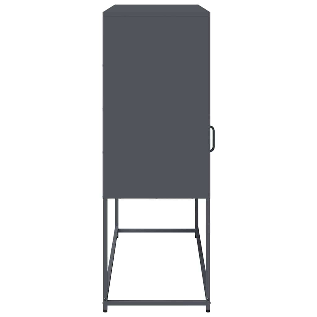vidaXL Dulap, antracit, 100,5x39x107 cm, oțel laminat la rece