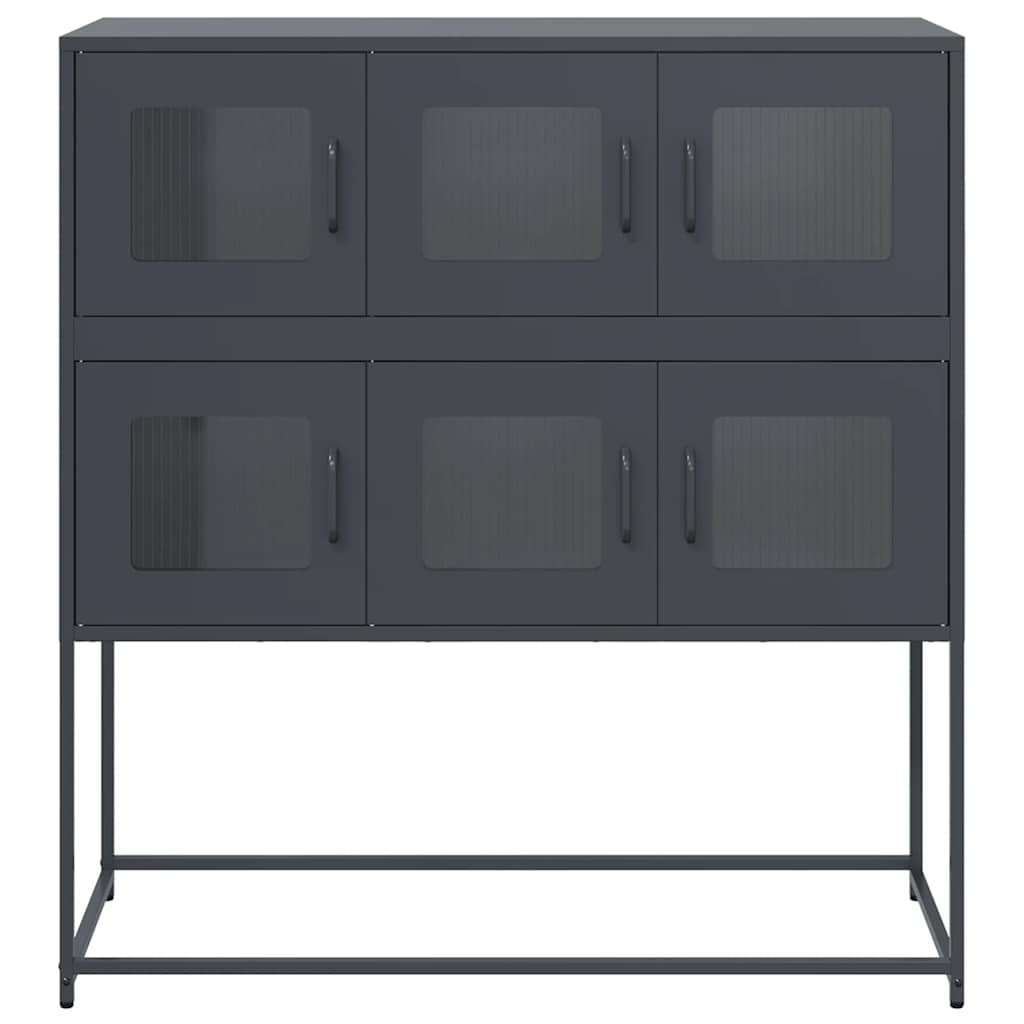 vidaXL Dulap, antracit, 100,5x39x107 cm, oțel laminat la rece vidaXL Dulap, antracit, 100,5x39x107 cm, oțel laminat la rece