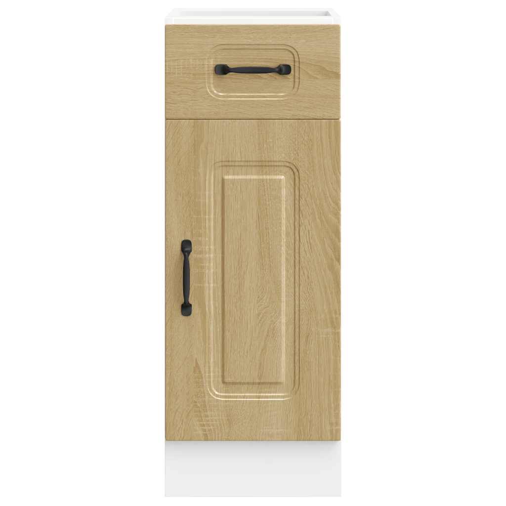 vidaXL Dulap de bază de bucătărie „Kalmar” din lemn de stejar Sonoma vidaXL Dulap de bază de bucătărie „Kalmar” din lemn de stejar Sonoma
