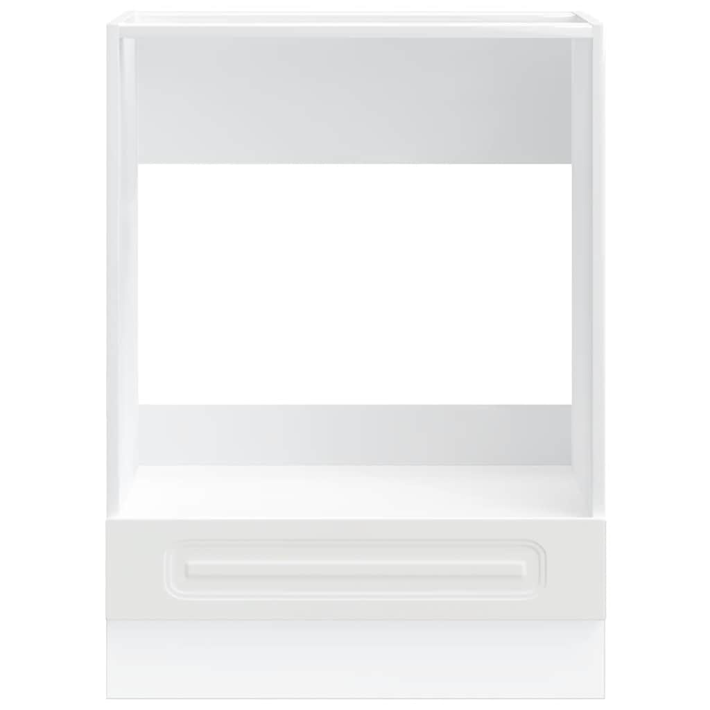 vidaXL Dulap pentru cuptor „Kalmar” din lemn prelucrat alb