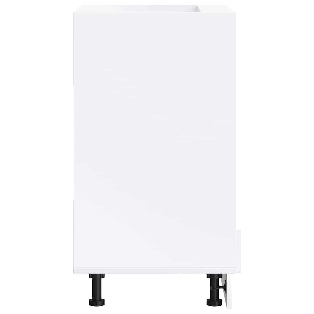 vidaXL Dulap pentru cuptor „Kalmar” din lemn prelucrat alb