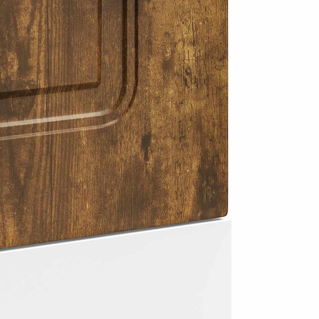 vidaXL Panou pentru mașină de spălat vase Stejar afumat Lemn prelucrat