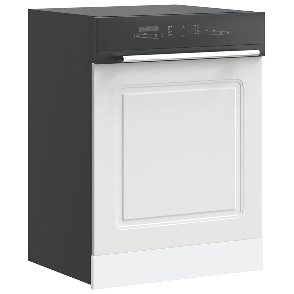 vidaXL Panou pentru mașină de spălat vase "Kalmar" alb de prelucrare