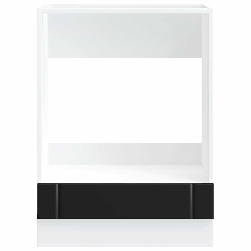 vidaXL Dulap pentru cuptor „Lucca” lemn negru prelucrat vidaXL Dulap pentru cuptor „Lucca” lemn negru prelucrat