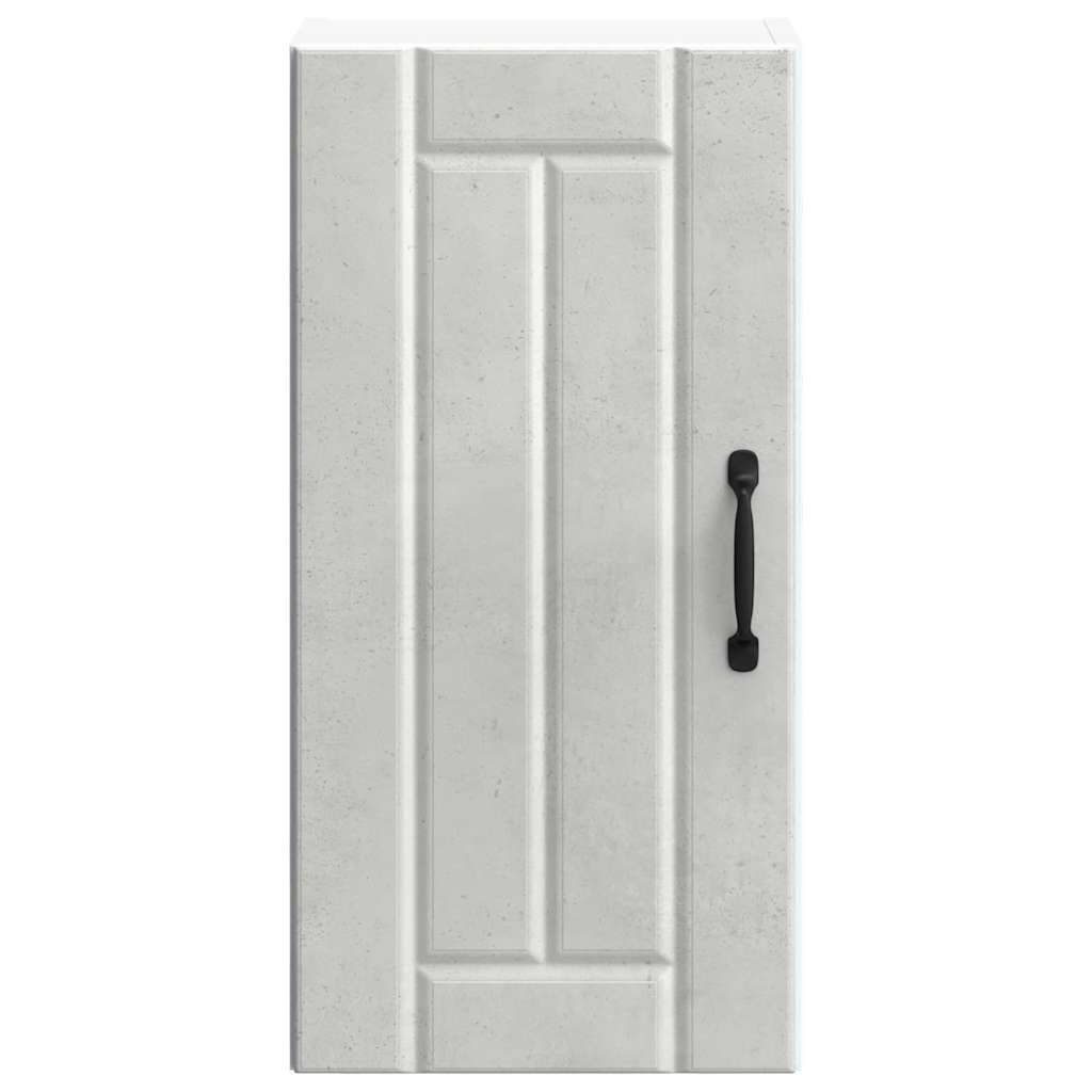 vidaXL Dulap de bucătărie „Lucca” Lemn prelucrat gri beton