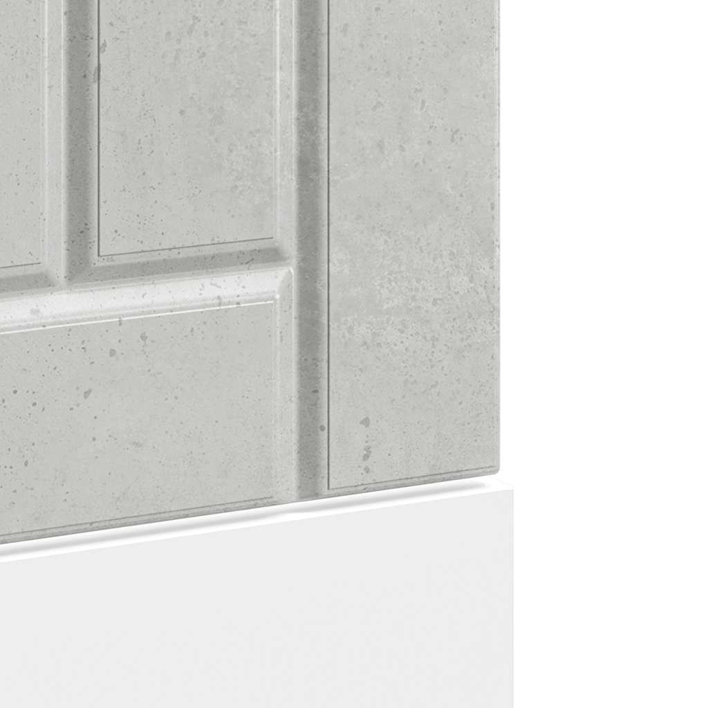 vidaXL Panou pentru mașină spălat vase Lucca Lemn prelucrat gri beton