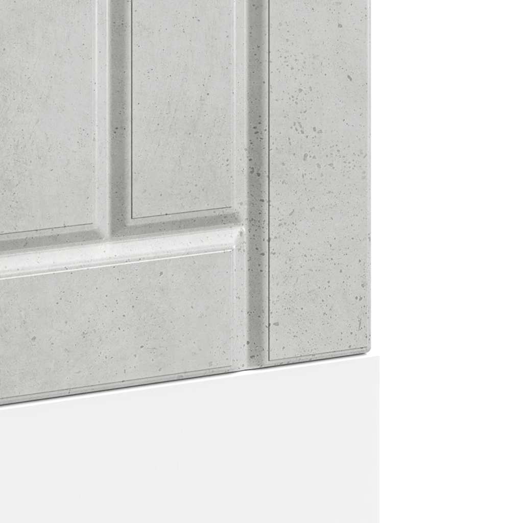 vidaXL Panou pentru mașină spălat vase Lucca Lemn prelucrat gri beton