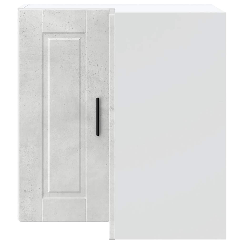 vidaXL Dulap de colț de bucătărie „Porto” Lemn prelucrat gri beton