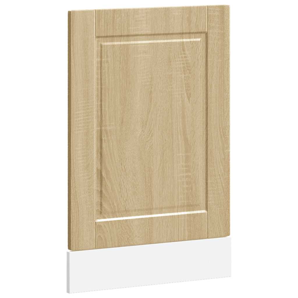 vidaXL Panou pentru mașină de spălat vase Stejar Sonoma Lemn prelucrat