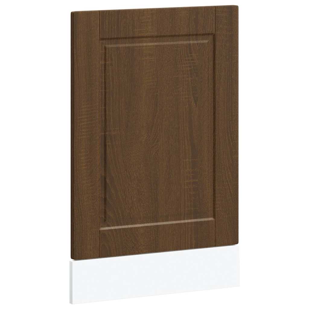 vidaXL Panou pentru mașină de spălat vase stejar maro lemn prelucrat