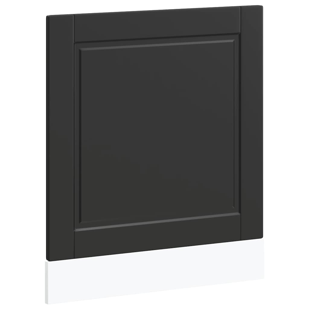 vidaXL Panou pentru mașină de spălat vase „Porto” Negru lemn prelucrat vidaXL Panou pentru mașină de spălat vase „Porto” Negru lemn prelucrat