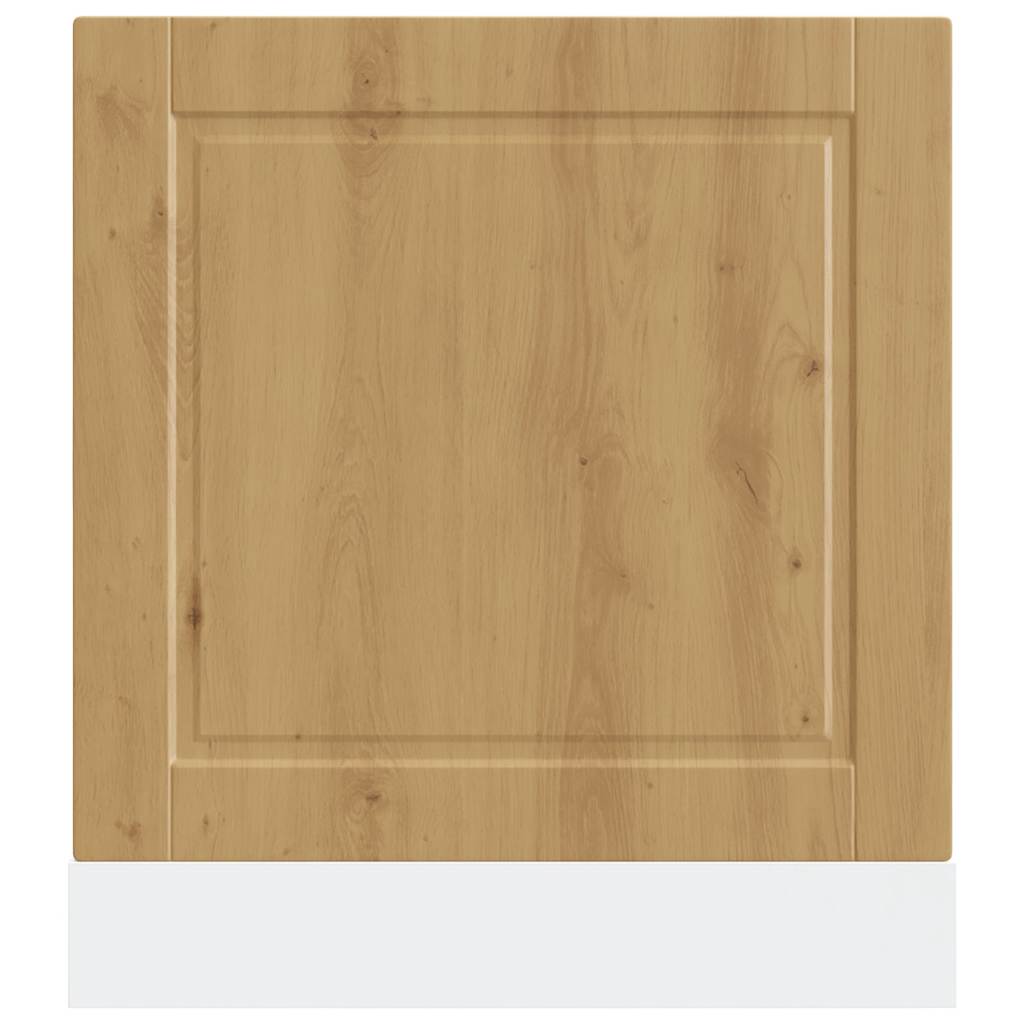 vidaXL Panou pentru mașină spălat vase Stejar Artisan Lemn prelucrat
