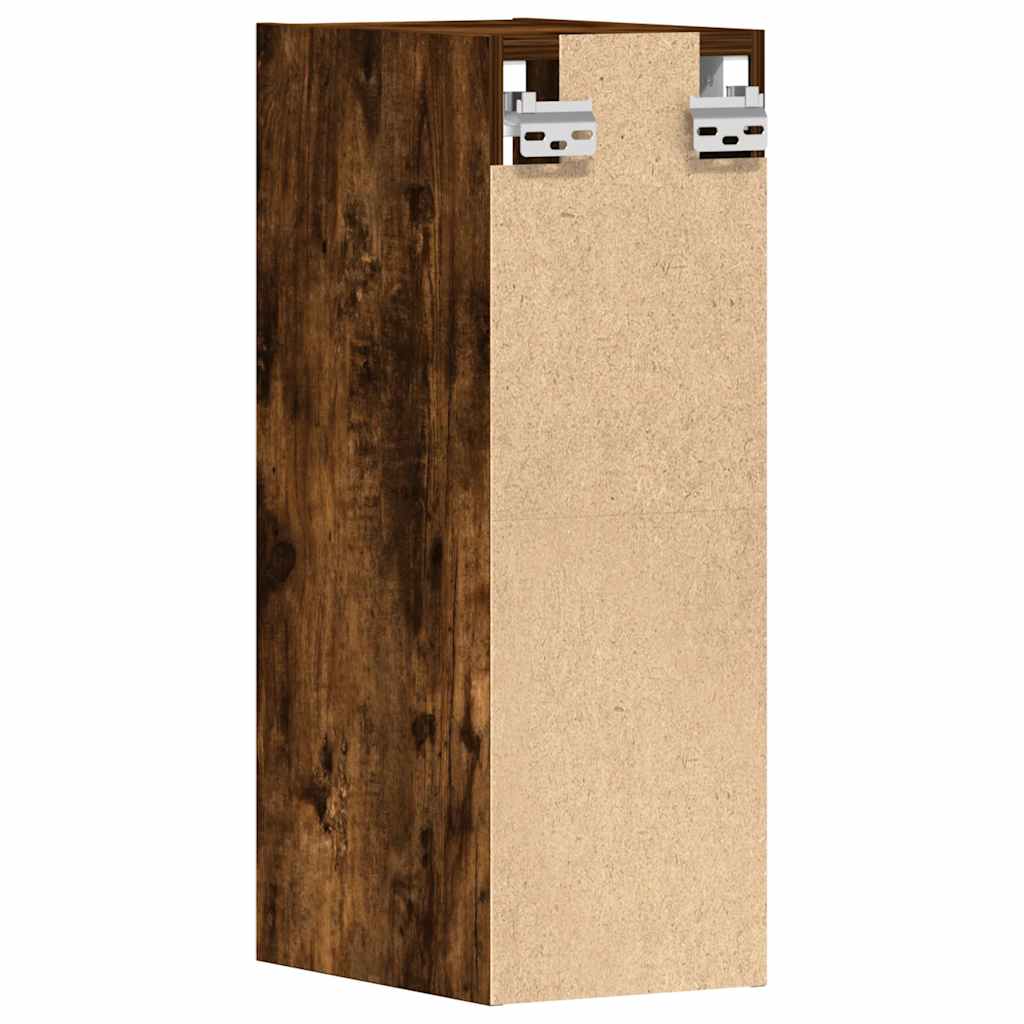 vidaXL Dulap suspendat “Riga”, stejar fumuriu, 20x29,5x60 cm