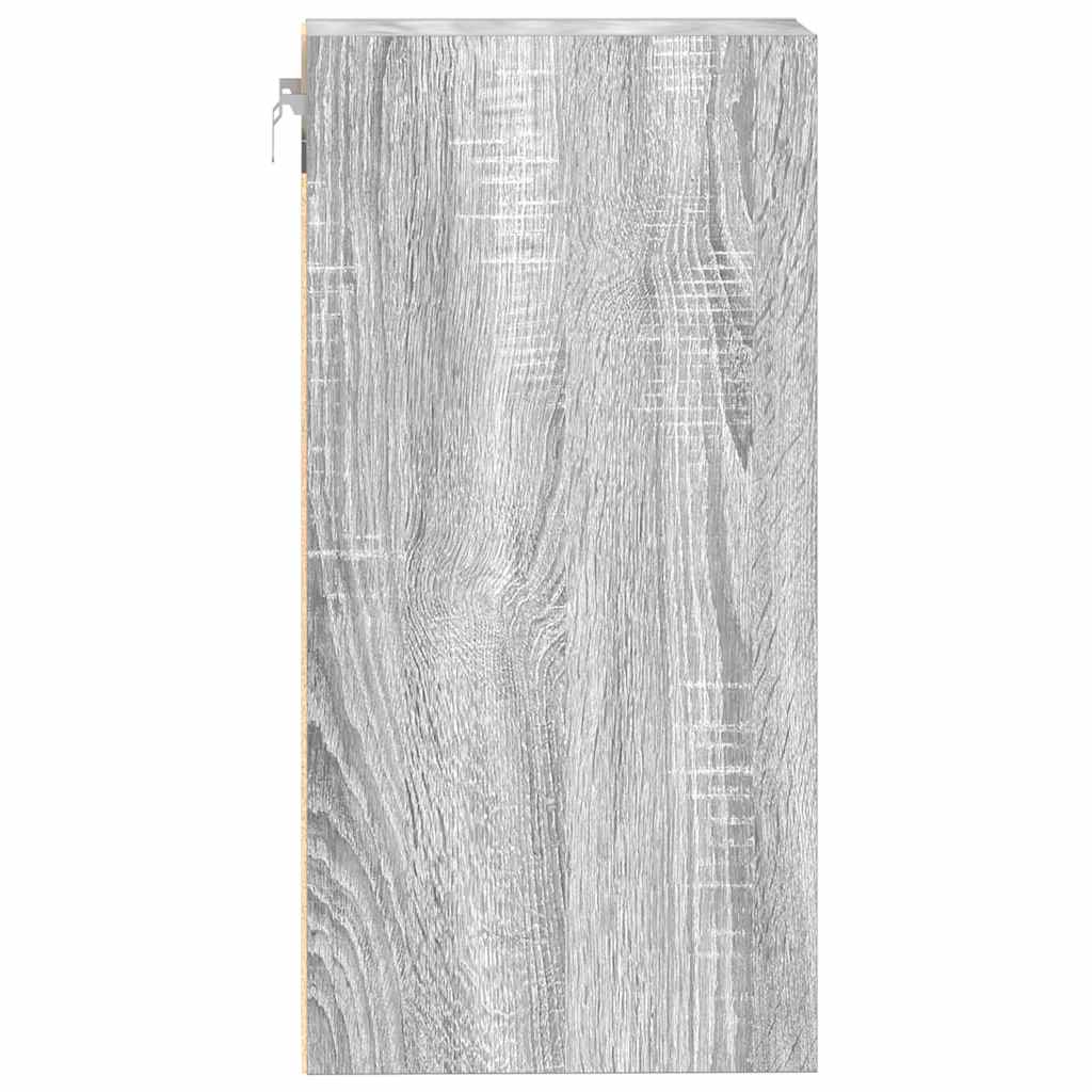 vidaXL Dulap suspendat “Riga”, gri sonoma, 20x29,5x60 cm vidaXL Dulap suspendat “Riga”, gri sonoma, 20x29,5x60 cm