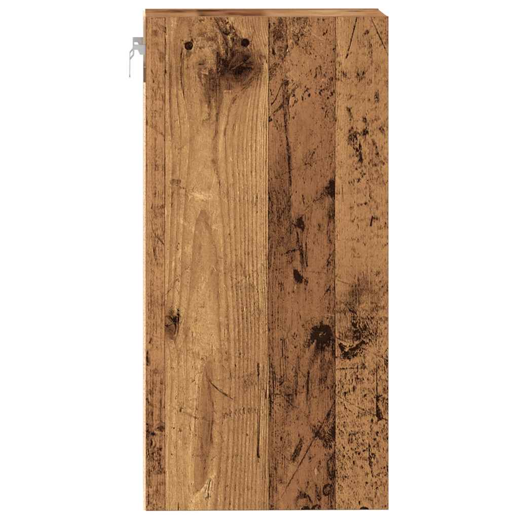 vidaXL Dulap suspendat “Riga”, lemn vechi, 20x29,5x60 cm vidaXL Dulap suspendat “Riga”, lemn vechi, 20x29,5x60 cm