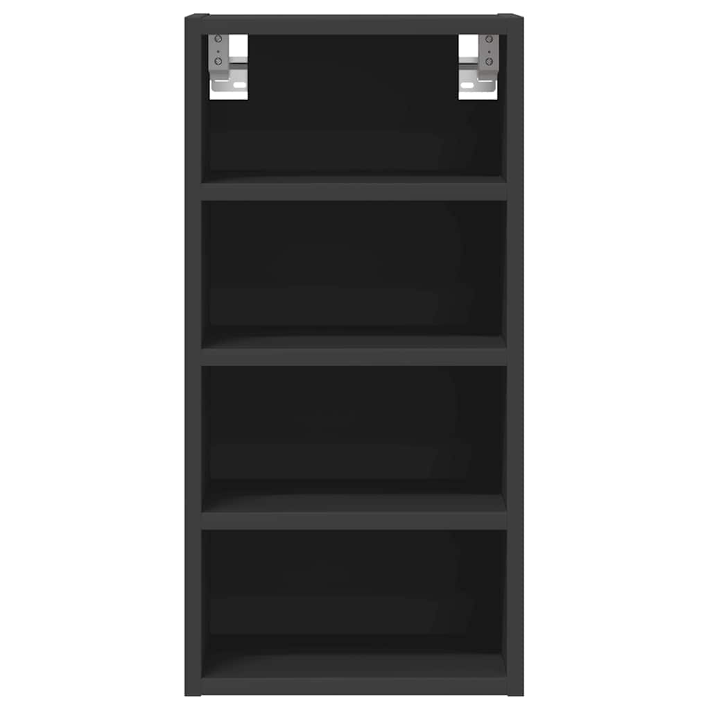 vidaXL Dulap suspendat “Riga”, negru, 30x29,5x60 cm, PAL
