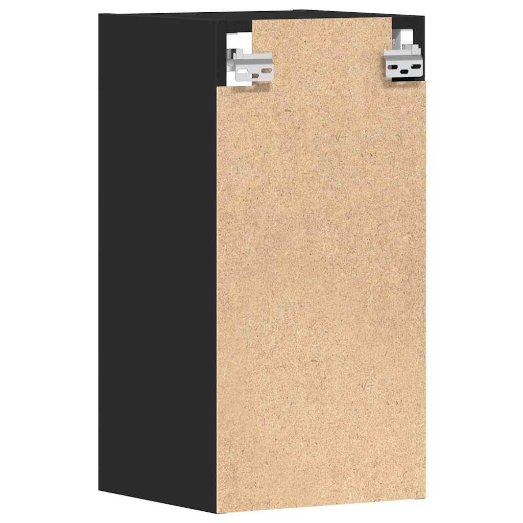 vidaXL Dulap suspendat “Riga”, negru, 30x29,5x60 cm, PAL