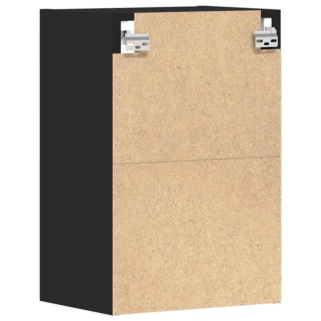 vidaXL Dulap suspendat “Riga”, negru, 40x29,5x60 cm, PAL vidaXL Dulap suspendat “Riga”, negru, 40x29,5x60 cm, PAL