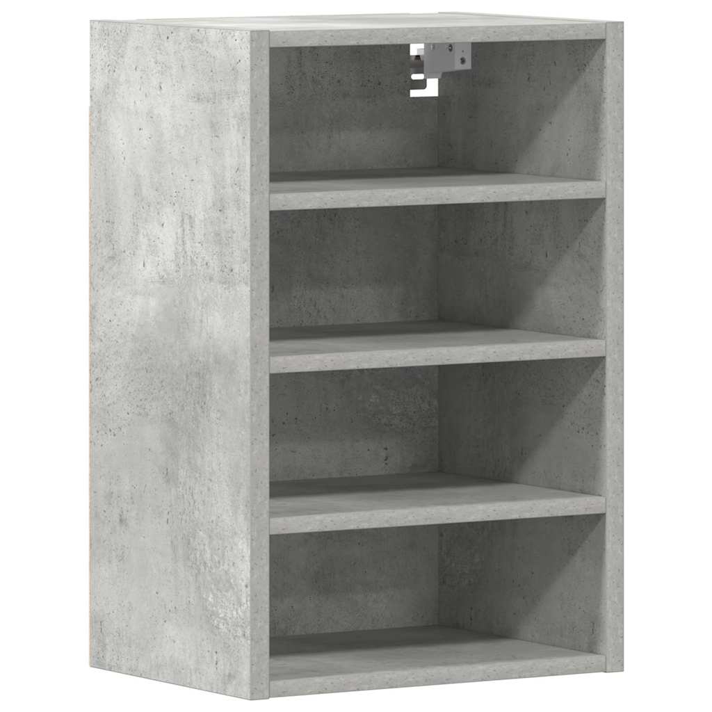 vidaXL Dulap suspendat “Riga”, gri beton, 40x29,5x60 cm