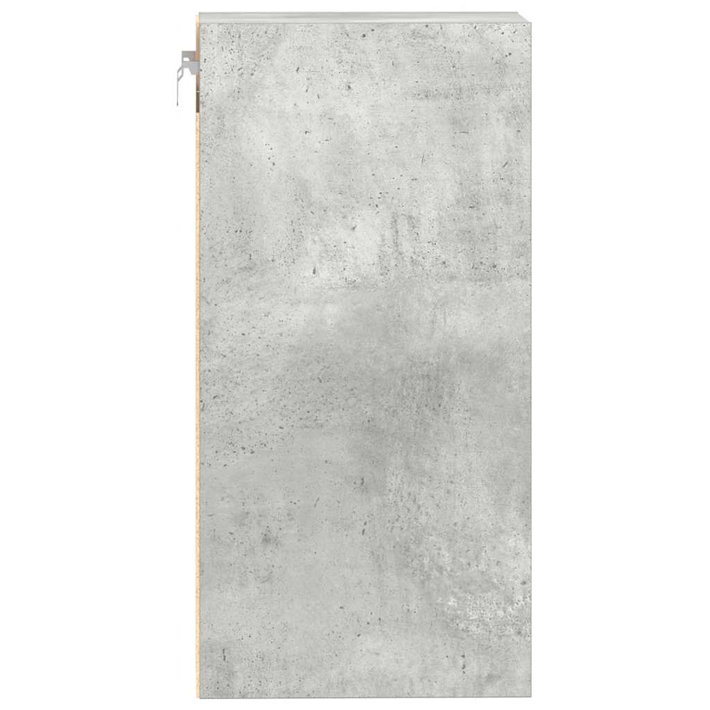 vidaXL Dulap suspendat “Riga”, gri beton, 40x29,5x60 cm
