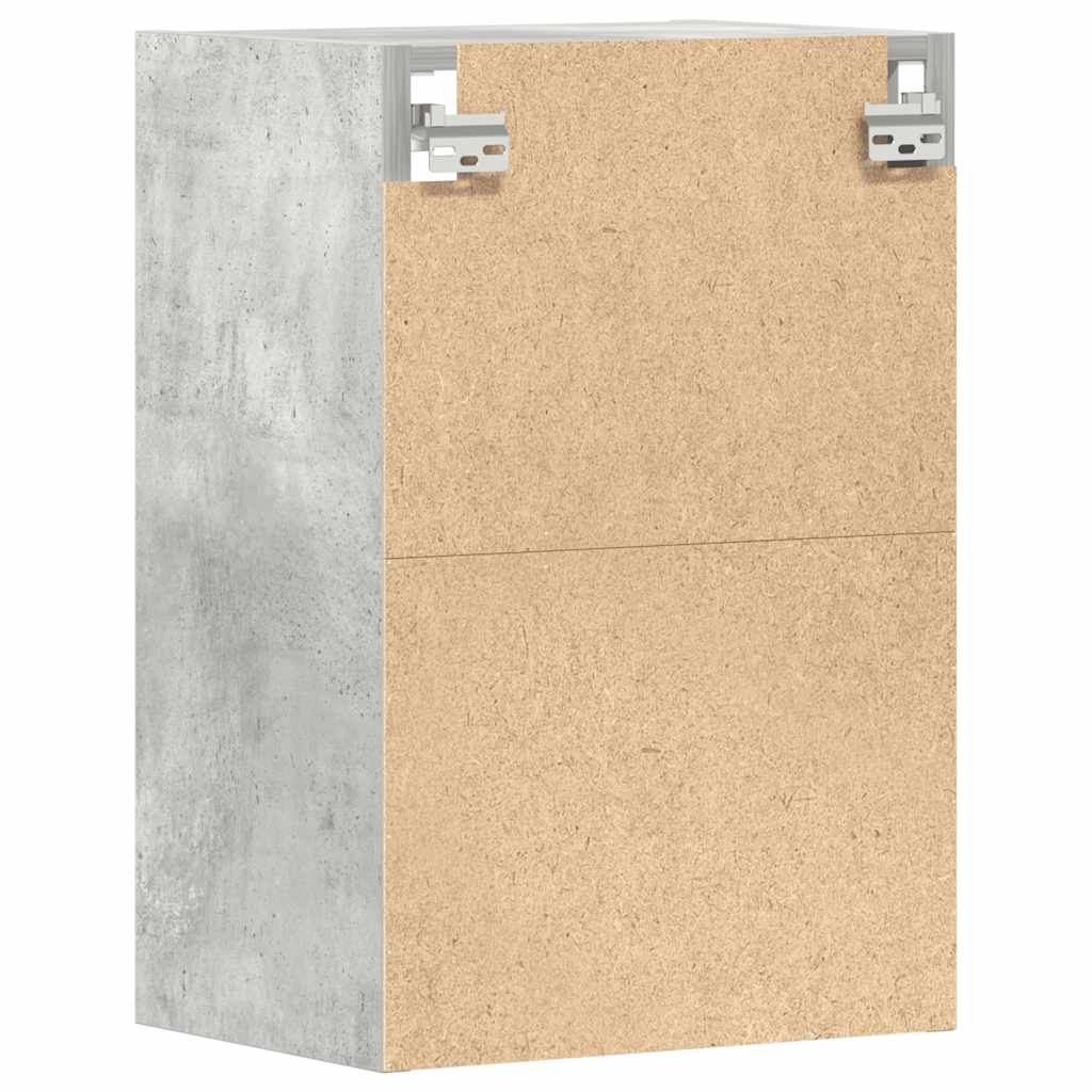 vidaXL Dulap suspendat “Riga”, gri beton, 40x29,5x60 cm