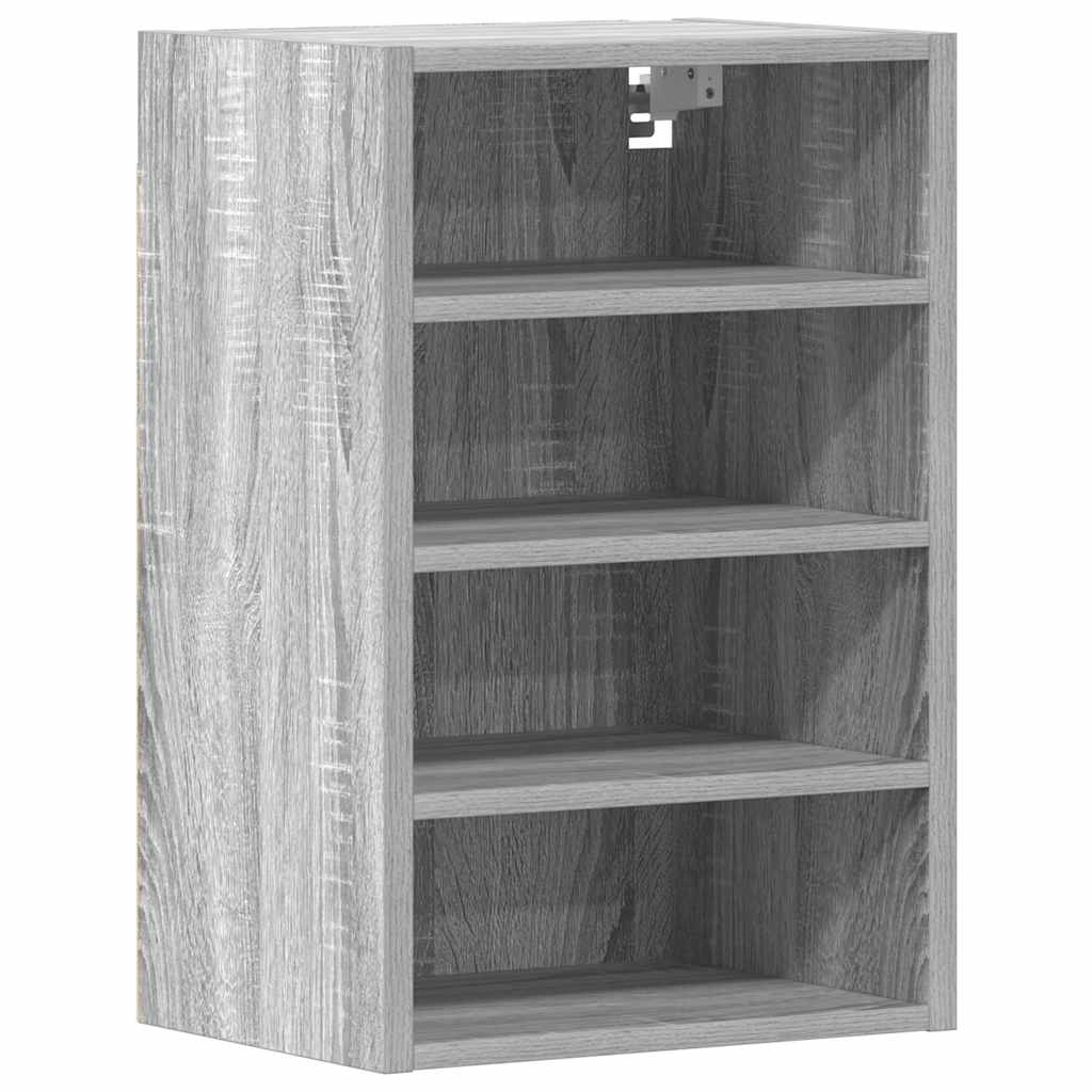 vidaXL Dulap suspendat “Riga”, gri sonoma, 40x29,5x60 cm