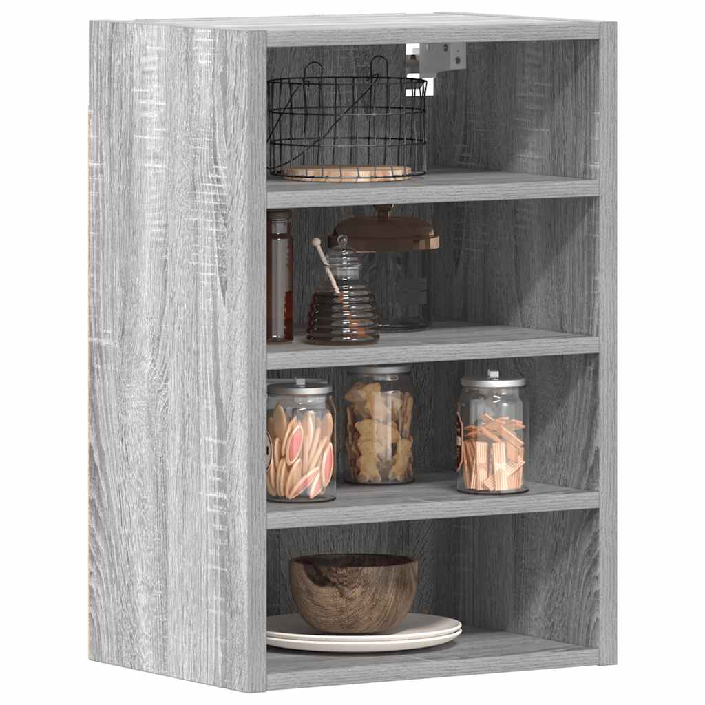 vidaXL Dulap suspendat “Riga”, gri sonoma, 40x29,5x60 cm