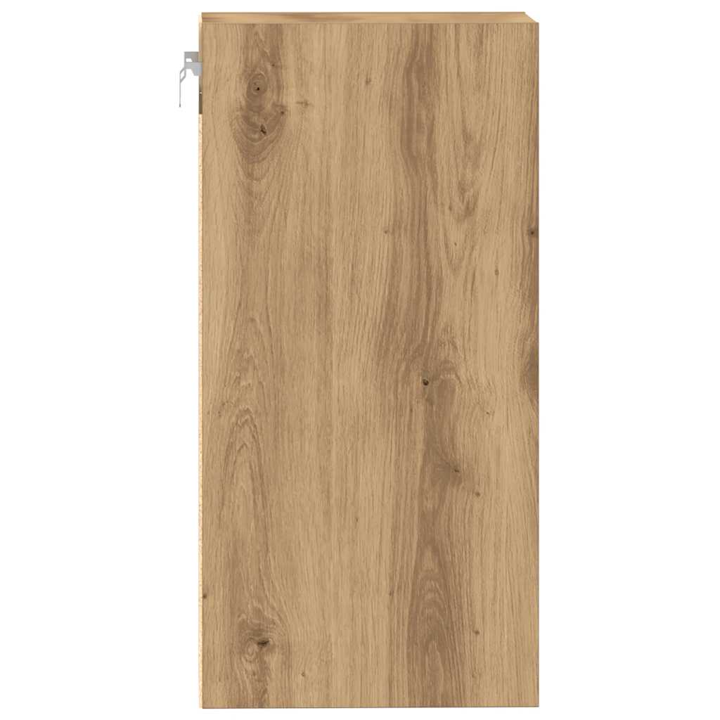 vidaXL Dulap suspendat “Riga”, stejar artizanal, 40x29,5x60 cm vidaXL Dulap suspendat “Riga”, stejar artizanal, 40x29,5x60 cm