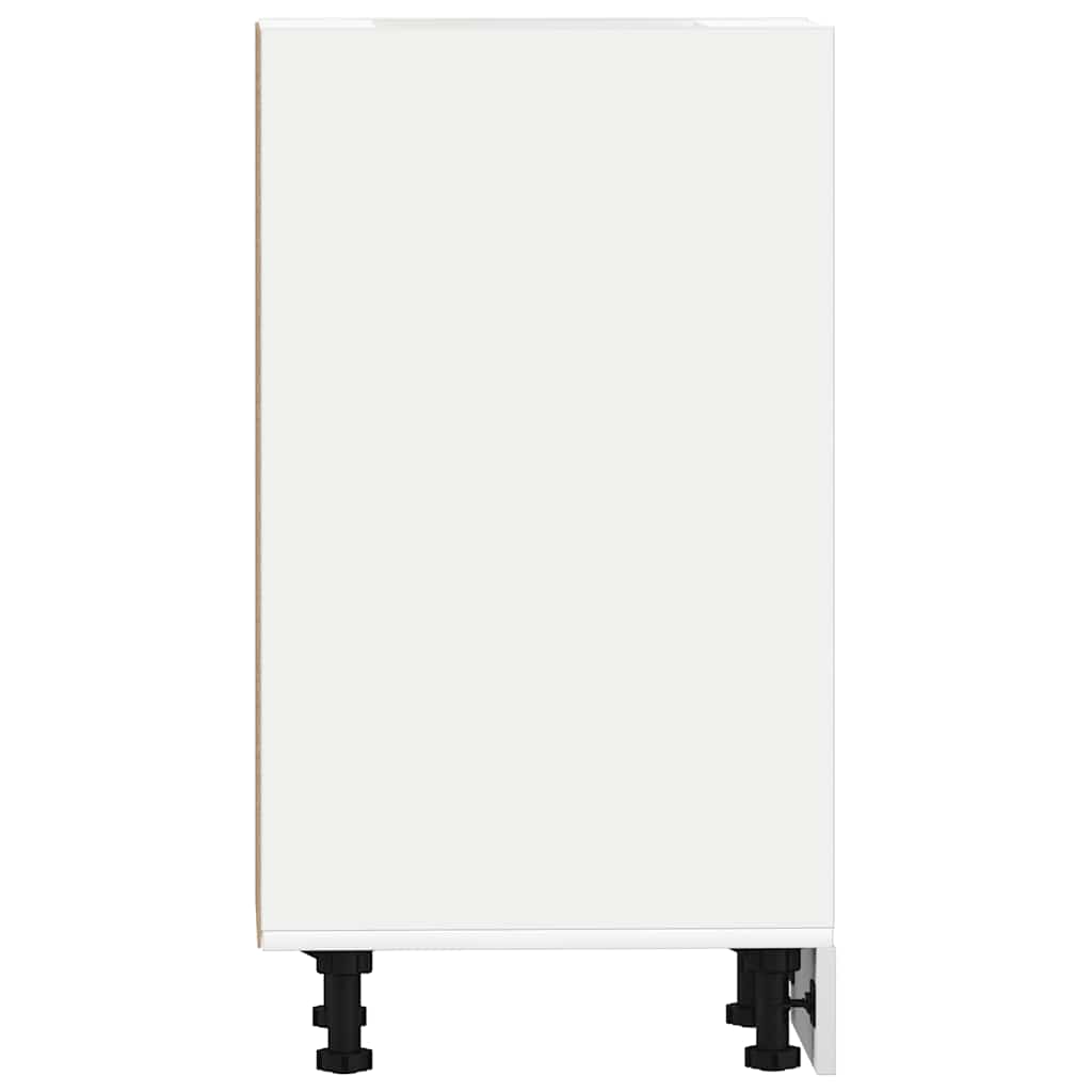 vidaXL Dulap inferior "Riga" alb 20x44,5x81,5 cm lemn prelucrat