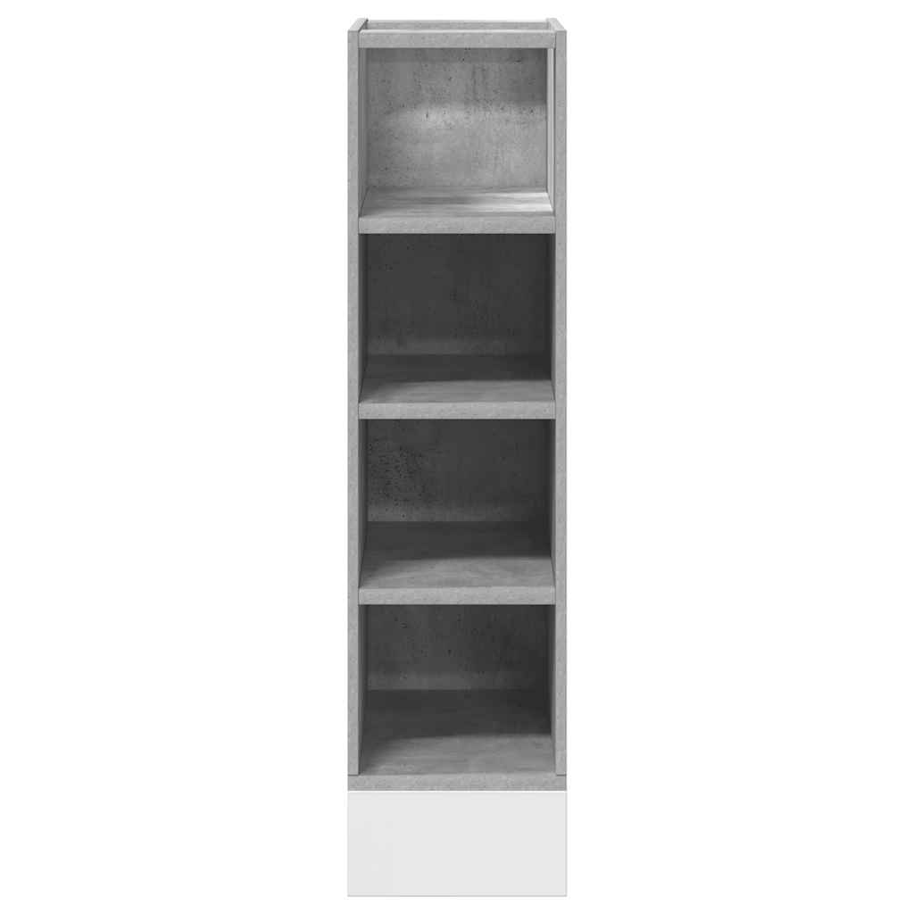 vidaXL Dulap inferior "Riga", gri beton, 20x44,5x81,5 cm, PAL vidaXL Dulap inferior "Riga", gri beton, 20x44,5x81,5 cm, PAL