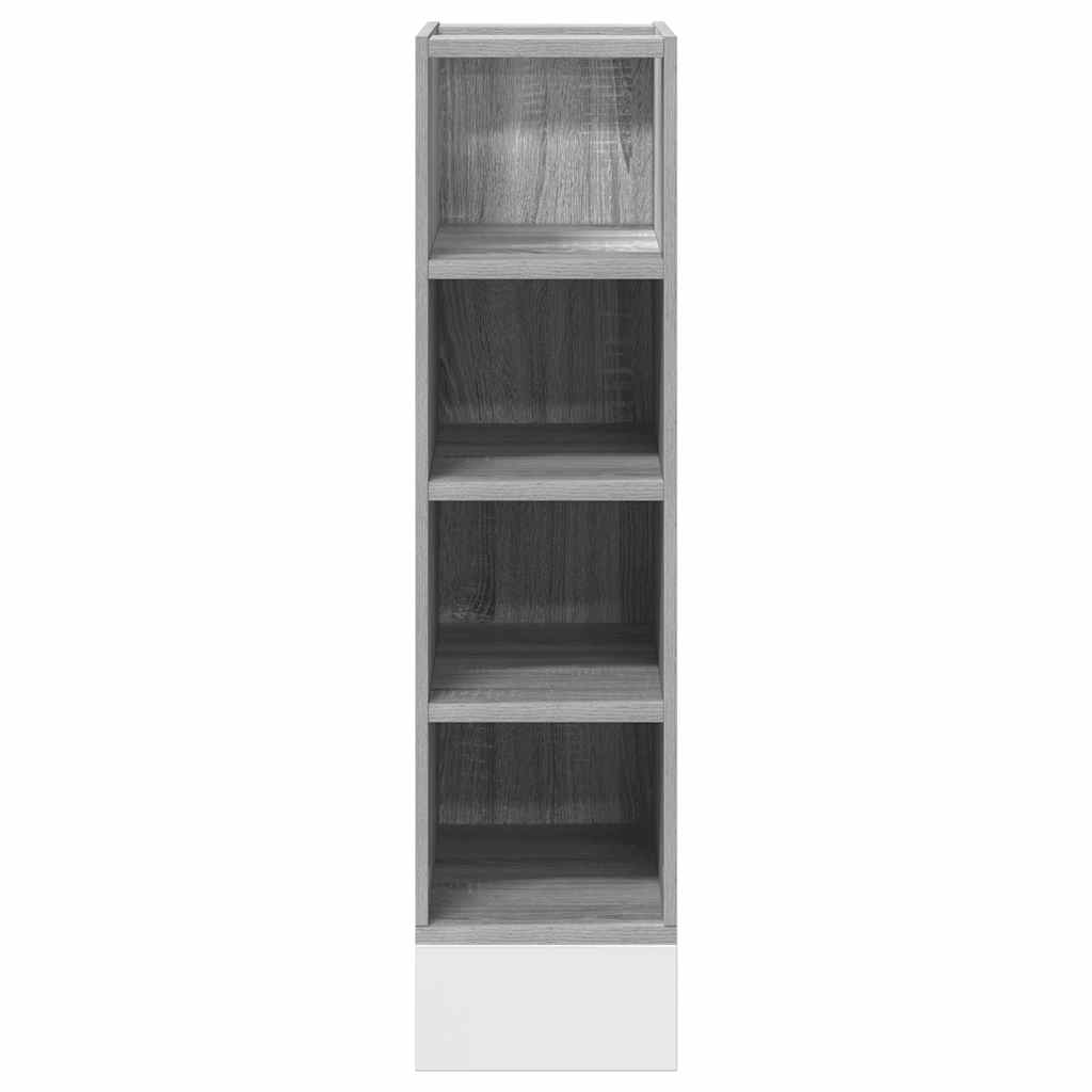vidaXL Dulap inferior "Riga", gri sonoma, 20x44,5x81,5 cm