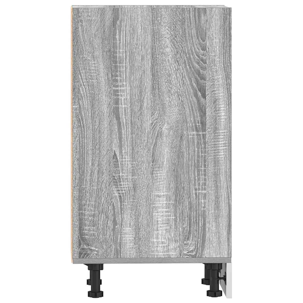 vidaXL Dulap inferior "Riga", gri sonoma, 20x44,5x81,5 cm