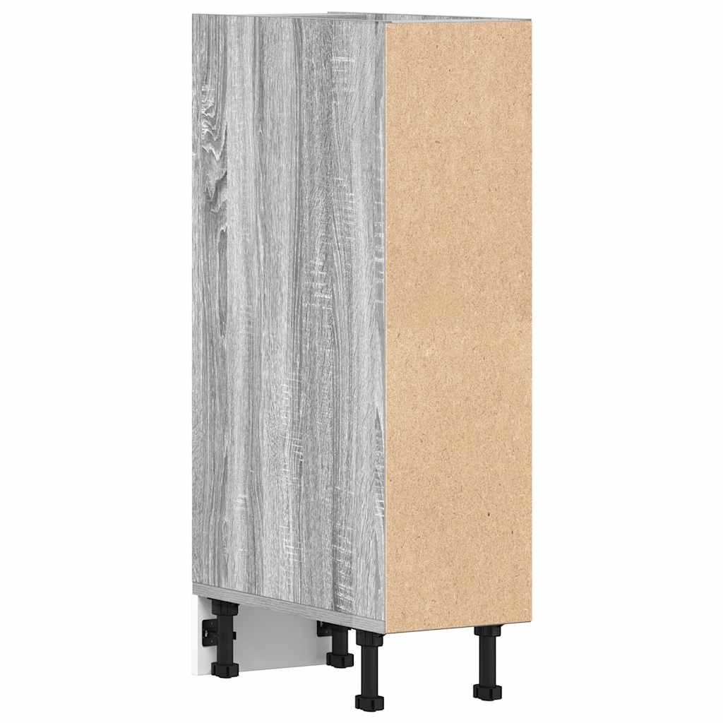 vidaXL Dulap inferior "Riga", gri sonoma, 20x44,5x81,5 cm