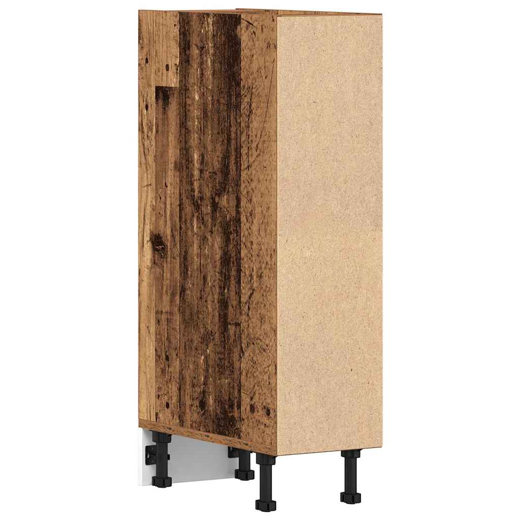 vidaXL Dulap inferior "Riga", lemn vechi, 20x44,5x81,5 cm
