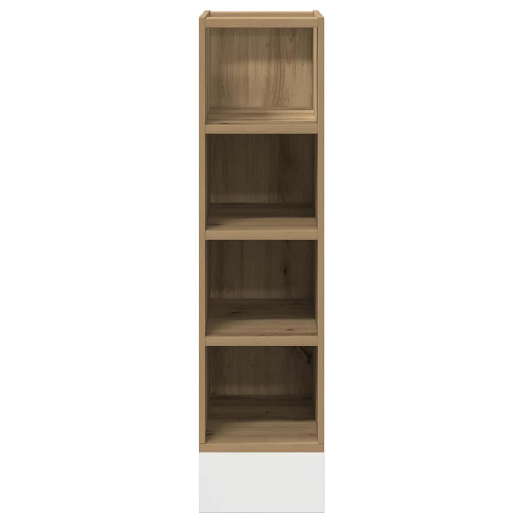 vidaXL Dulap inferior "Riga" stejar artizanal,20x44,5x81,5 cm