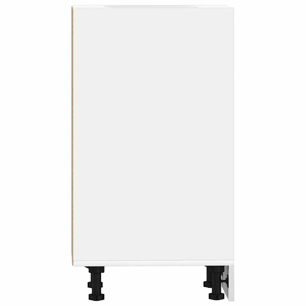 vidaXL Dulap inferior "Riga" alb 30x44,5x81,5 cm lemn prelucrat