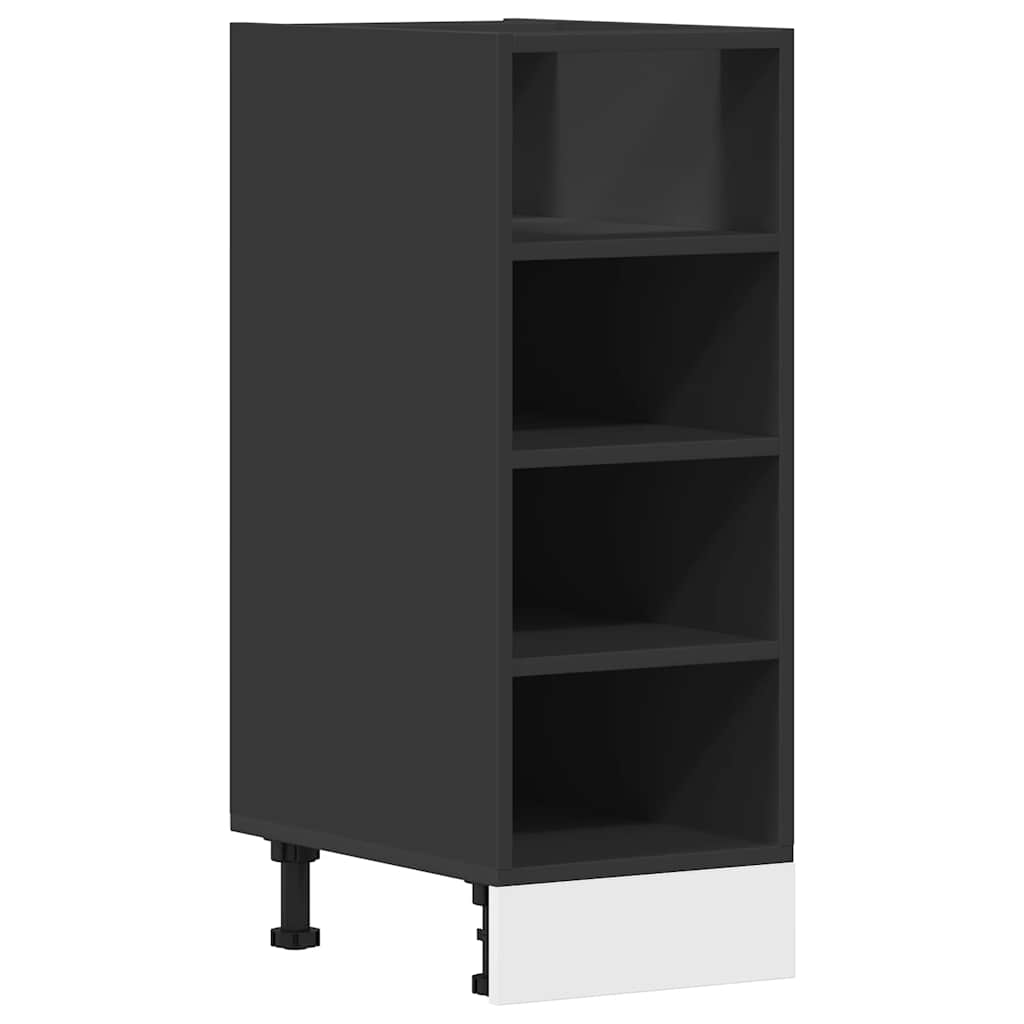 vidaXL Dulap inferior "Riga", negru, 30x44,5x81,5 cm, PAL