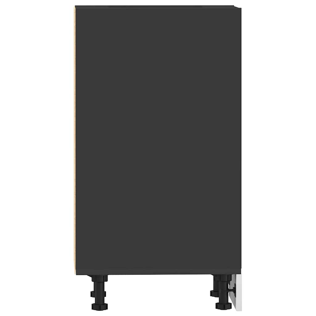 vidaXL Dulap inferior "Riga", negru, 30x44,5x81,5 cm, PAL